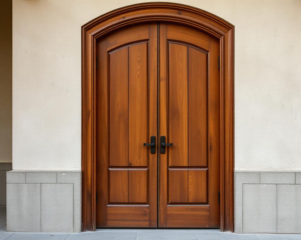 Solid Mahogany Double Entry Doors