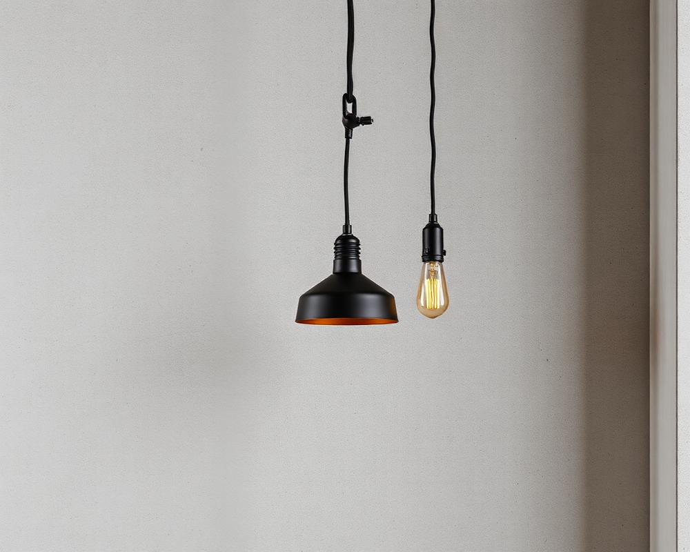 Industrial Pendant Lights — Pair, new